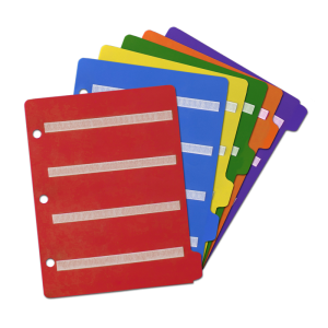 Lot de 6 feuillets intercalaires standard